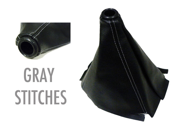 PVC LEATHER COLORED STITCHES TYPE-R SHIFT BOOT FOR HONDA CIVIC PRELUDE DEL SOL & ACURA INTEGRA // PART # SBEK9