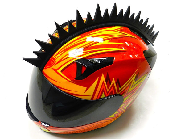 Motorcycle Helmet Mohawk Spike Strip UNEVEN SAW BLADE