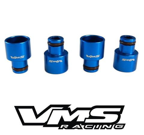 Fuel Injector TOP HAT Adapters for Acura RDX Injectors to B16 B18 FUEL RAILS AVAILABLE IN 4 COLORS // PART # ITH001