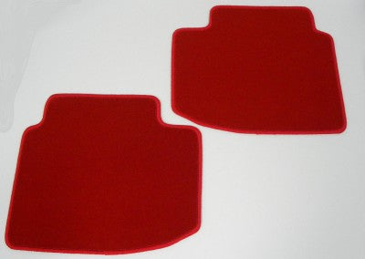 CUSTOM FIT FLOOR MATS 94-01 ACURA INTEGRA DC LOGO COLORS: BLACK or RED
