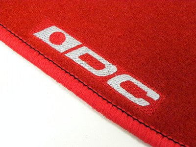CUSTOM FIT FLOOR MATS 94-01 ACURA INTEGRA DC LOGO COLORS: BLACK or RED