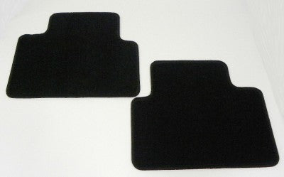 CUSTOM FIT BLACK FLOOR MATS 92-95 HONDA CIVIC COUPE EJ LOGO // PART # FMCV9295BKEJ