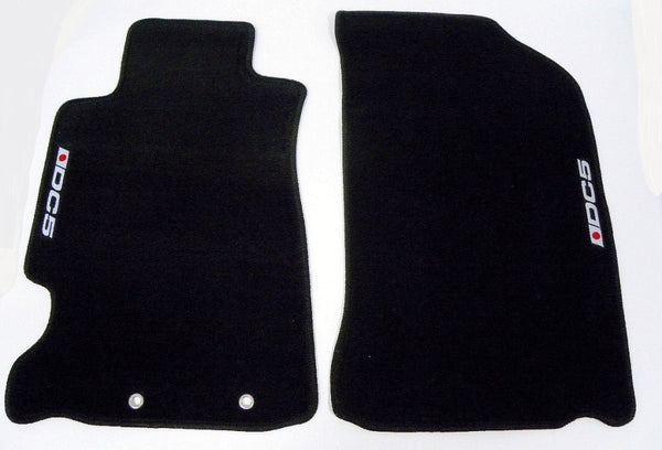 CUSTOM FIT FLOOR MATS 02-06 ACURA RSX DC5 LOGO COLORS: BLACK or RED