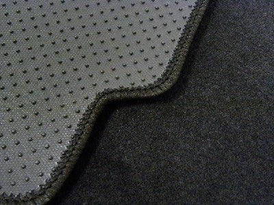 CUSTOM FIT FLOOR MATS 96-00 HONDA CIVIC COUPE EM1 LOGO COLORS: BLACK or RED