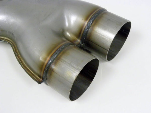 UNIVERSAL  X PIPE STAINLESS STEEL CUSTOM EXHAUST CROSSOVER 3.0" INCH RAW