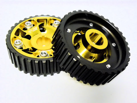 92-01 HONDA PRELUDE H22 DOHC ADJUSTABLE RACING CAM GEAR BILLET ALUMINUM FANG // PART # CGPF025