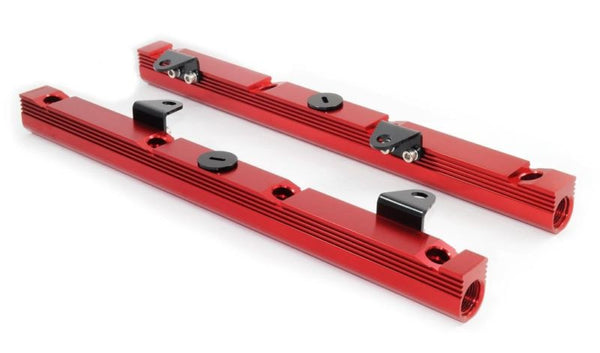 CHEVROLET 98-01 CAMARO FIREBIRD 97-04 CORVETTE LS1 LS6 ENGINE INTAKE MANIFOLD FUEL RAIL KIT BILLET ALUMINUM COLORS: BLACK BLUE RED GUN METAL // PART # FRLS1