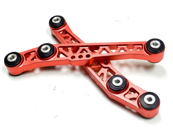 BILLET ALUMINUM RACING REAR LOWER CONTROL ARMS LCA FOR 88-95 HONDA CIVIC EG CRX EF 90-01 ACURA INTEGRA 93-97 DEL SOL