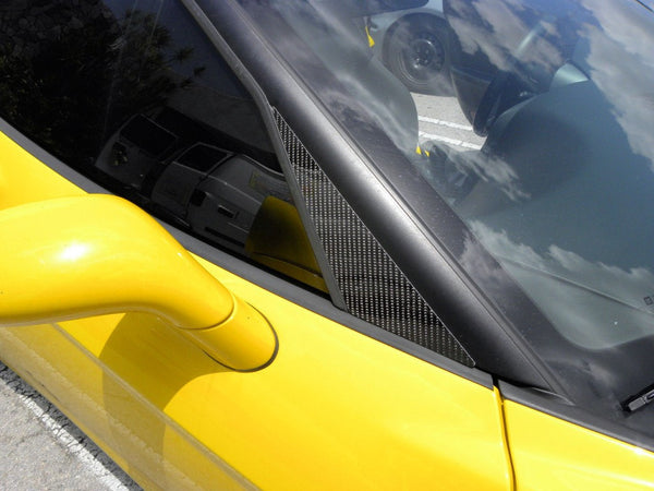 2005-2010 CORVETTE C6 REAL CARBON FIBER A PILLAR TRIM