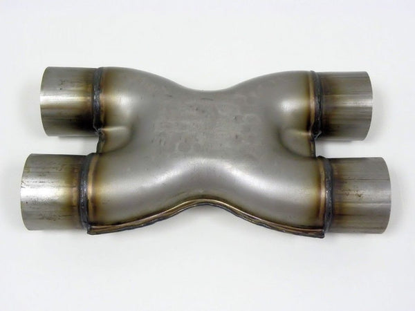 UNIVERSAL  X PIPE STAINLESS STEEL CUSTOM EXHAUST CROSSOVER 2.5" INCH RAW