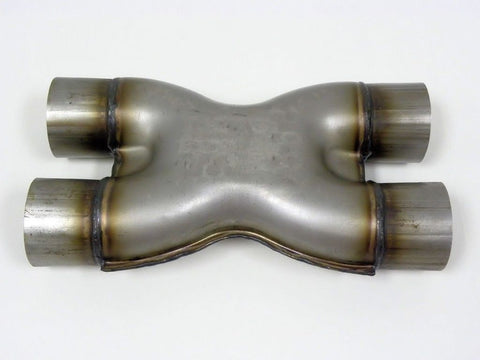UNIVERSAL  X PIPE STAINLESS STEEL CUSTOM EXHAUST CROSSOVER 2.5