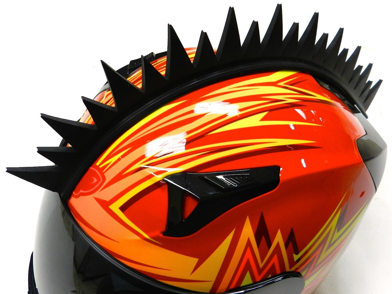 Motorcycle Helmet Mohawk Spike Strip UNEVEN SAW BLADE | VMS Racing