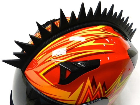 Motorcycle Helmet Mohawk Spike Strip UNEVEN SAW BLADE