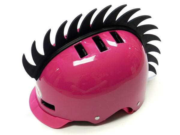 Motorcycle Helmet Mohawk Spike Strip ANGLED SPIKES