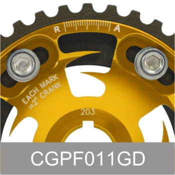 88-00 HONDA CIVIC D15 D16 D SERIES SOHC ADJUSTABLE RACING CAM GEAR BILLET ALUMINUM// PART NUMBER CGPF015