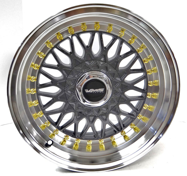 SIGMA WHEELS SET OF FOUR MOUNTED AND BALANCED 15X8 4X100 20 OFFSET WITH 195/50/15 TIRES OR 195/45/15 TOYO T1R