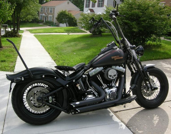 2000-2015 HARLEY DAVIDSON SOFTAIL REAR 1-2" INCH ADJUSTABLE SUSPENSION LOWERING KIT AVAILABLE IN 1045 STEEL OR T304 STAINLESS STEEL
