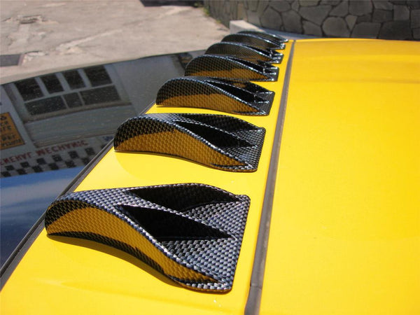 Vortex Generator NASA Roof Fin Kit Version Carbon Fiber Look. THE REAL DEAL! // PART # VG0700CF