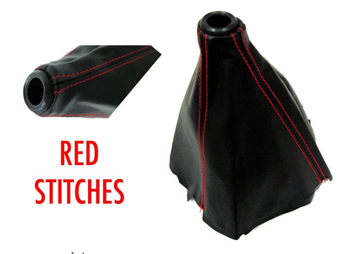 PVC LEATHER COLORED STITCHES TYPE-R SHIFT BOOT FOR HONDA CIVIC PRELUDE DEL SOL & ACURA INTEGRA // PART # SBEK9