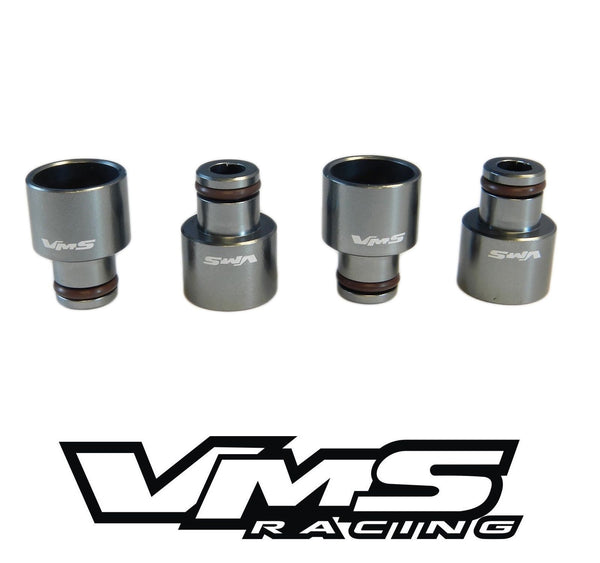 Fuel Injector TOP HAT Adapters for Acura RDX Injectors to B16 B18 FUEL RAILS AVAILABLE IN 4 COLORS // PART # ITH001