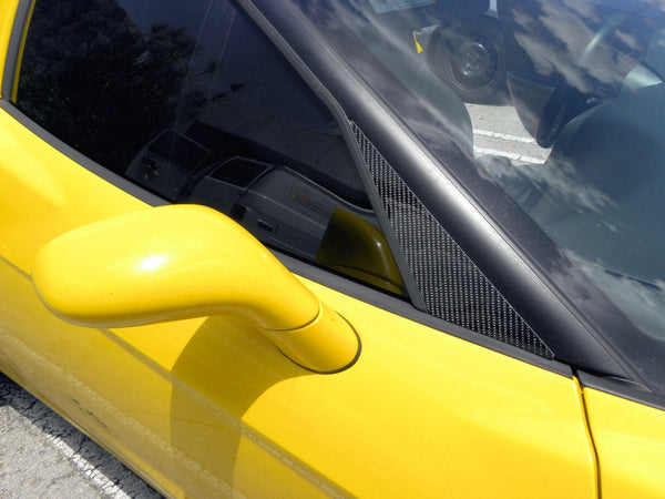 2005-2010 CORVETTE C6 REAL CARBON FIBER A PILLAR TRIM
