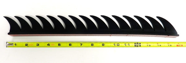 Motorcycle Helmet Mohawk Spike Strip ANGLED SPIKES