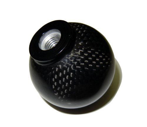 ROUND REAL CARBON FIBER SHIFT KNOB 2" DIAMETER