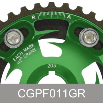 92-01 HONDA PRELUDE H22 DOHC ADJUSTABLE RACING CAM GEAR BILLET ALUMINUM FANG // PART # CGPF025