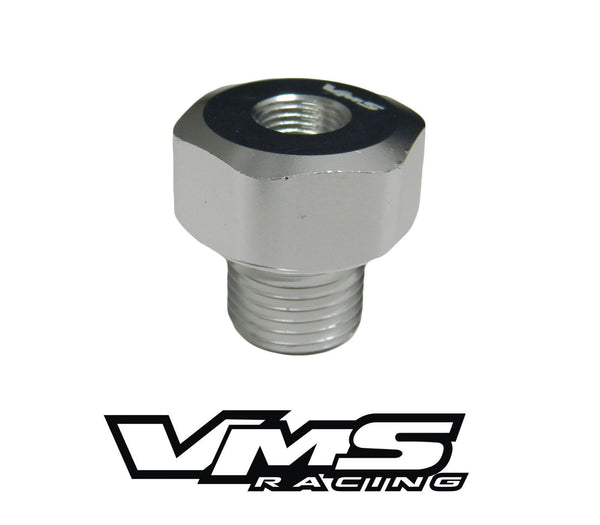 LS ENGINE OIL PRESSURE GAUGE BILLET ALUMINUM METRIC ADAPTER FITTING 16x1.5MM to 1/8" NPT