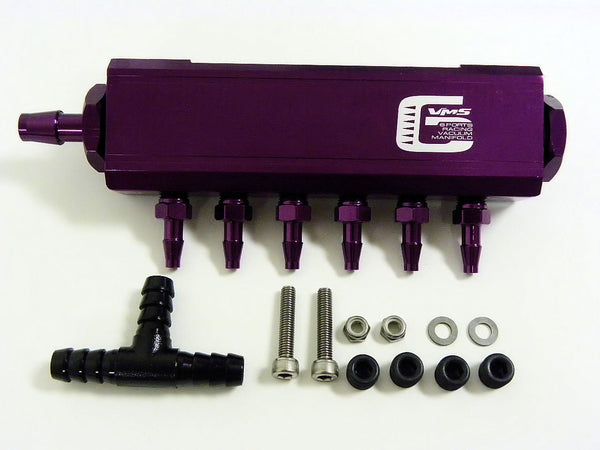 VACUUM BLOCK MANIFOLDS 6 PORT // PART # VM001