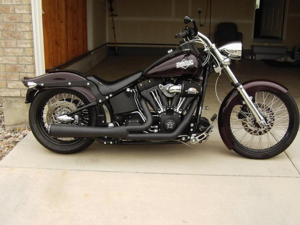 2000-2015 HARLEY DAVIDSON SOFTAIL REAR 1-2" INCH ADJUSTABLE SUSPENSION LOWERING KIT AVAILABLE IN 1045 STEEL OR T304 STAINLESS STEEL