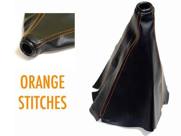 PVC LEATHER COLORED STITCHES TYPE-R SHIFT BOOT FOR HONDA CIVIC PRELUDE DEL SOL & ACURA INTEGRA // PART # SBEK9