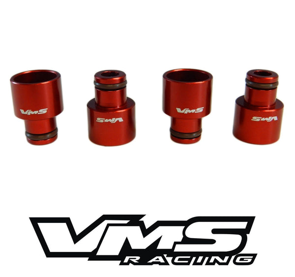 Fuel Injector TOP HAT Adapters for Acura RDX Injectors to B16 B18 FUEL RAILS AVAILABLE IN 4 COLORS // PART # ITH001