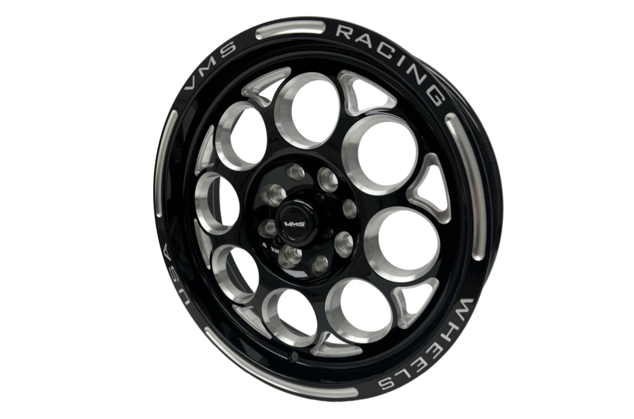 FRONT DRAG RACE 4 LUG MODULO WHEEL 15x3.5 DUAL BOLT PATTERN 4x108 / 4x ...