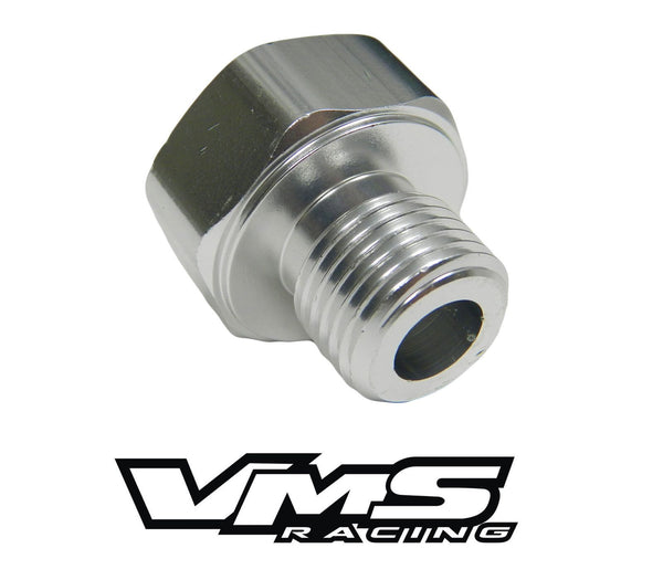 LS ENGINE OIL PRESSURE GAUGE BILLET ALUMINUM METRIC ADAPTER FITTING 16x1.5MM to 1/8" NPT