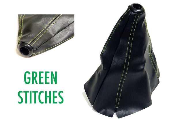 PVC LEATHER COLORED STITCHES TYPE-R SHIFT BOOT FOR HONDA CIVIC PRELUDE DEL SOL & ACURA INTEGRA // PART # SBEK9