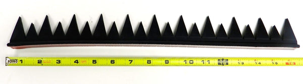 Motorcycle Helmet Mohawk Spike Strip UNEVEN SAW BLADE