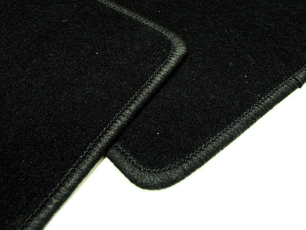 CUSTOM FIT BLACK FLOOR MATS 92-96 HONDA PRELUDE BB2 LOGO // PART #  FMPL9296BKBB2