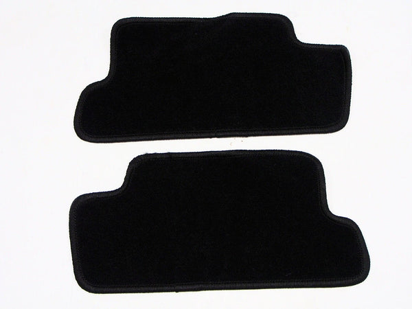 CUSTOM FIT BLACK FLOOR MATS 92-96 HONDA PRELUDE BB2 LOGO // PART #  FMPL9296BKBB2