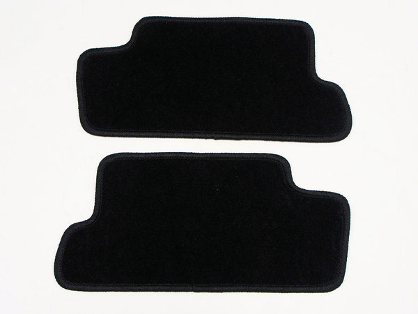 CUSTOM FIT BLACK FLOOR MATS 92-96 HONDA PRELUDE BB1 LOGO // PART #  FMPL9296BKBB1