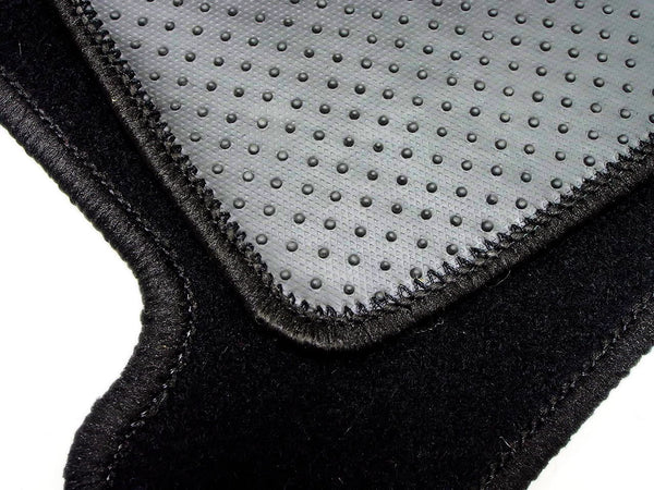 CUSTOM FIT BLACK FLOOR MATS 92-96 HONDA PRELUDE BB2 LOGO // PART #  FMPL9296BKBB2