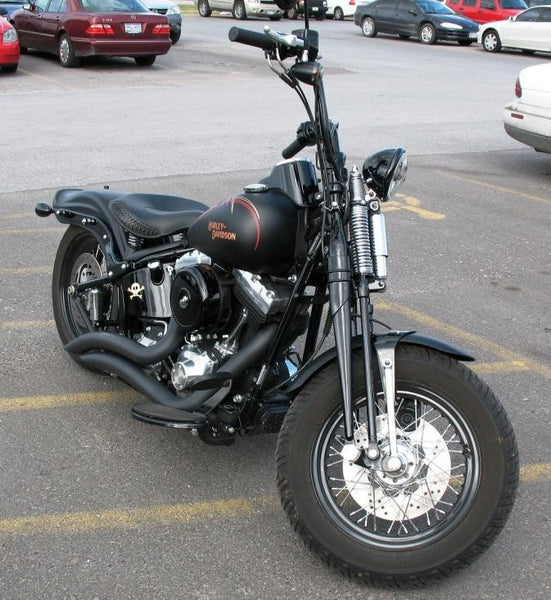 2000-2015 HARLEY DAVIDSON SOFTAIL REAR 1-2" INCH ADJUSTABLE SUSPENSION LOWERING KIT AVAILABLE IN 1045 STEEL OR T304 STAINLESS STEEL