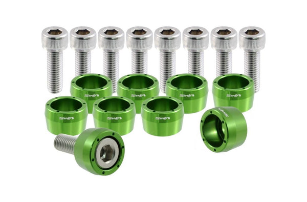 M8 Car JDM 9 Pcs/Pack Aluminum Fender Washers And Screws Bolt For Honda Air Inlet Manifold Engine I.202047940 M8 Car JDM 9 Pcs/Pack Aluminum Fender Washers And Screws Bolt For Honda Air Inlet Manifold Engine I.202047940