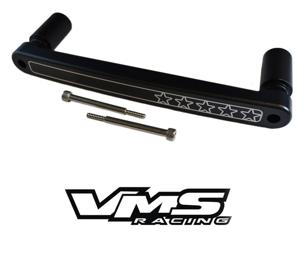 Jeep Wrangler JK 07-10 Billet Aluminum Passenger Side Grab Bar Handle Black or Gun Metal finish