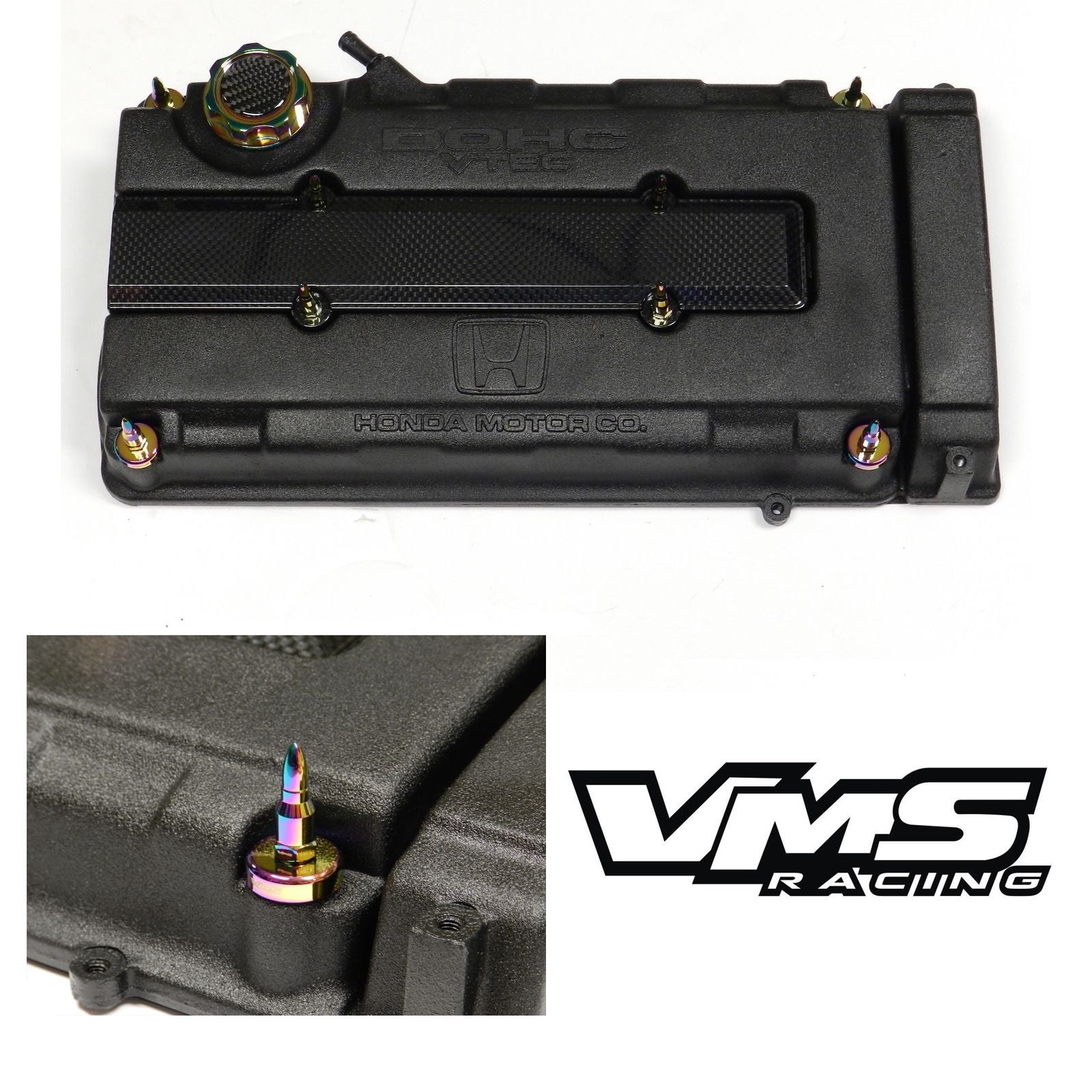 HONDA/ACURA ENGINE DRESS UP KIT B16 B18 VTEC CARBON FIBER LOOK