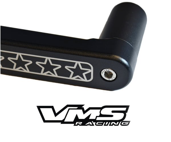 Jeep Wrangler JK 07-10 Billet Aluminum Passenger Side Grab Bar Handle Black or Gun Metal finish