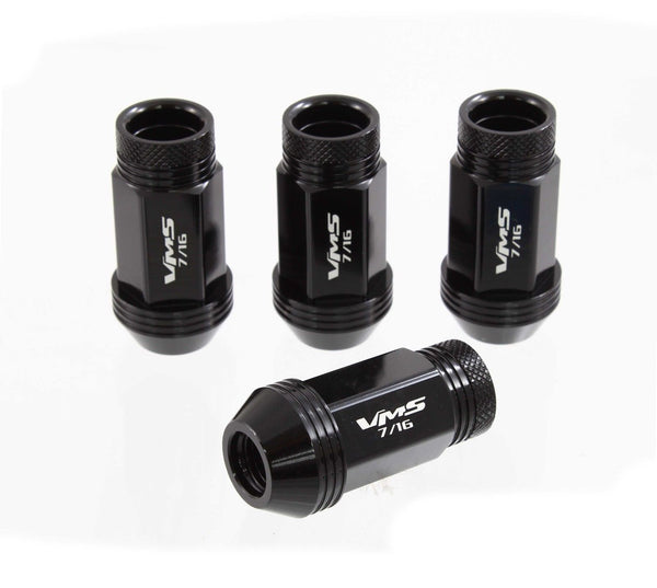 14X1.5 MM 44MM LONG FORGED ALUMINUM OPEN END LIGHT WEIGHT RACING LUG NUTS