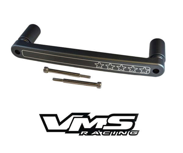 Jeep Wrangler JK 07-10 Billet Aluminum Passenger Side Grab Bar Handle Black or Gun Metal finish