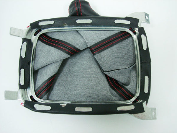 PVC LEATHER COLORED STITCHES TYPE-R SHIFT BOOT FOR HONDA CIVIC PRELUDE DEL SOL & ACURA INTEGRA // PART # SBEK9