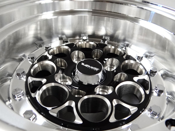 FRONT DRAG RACE REVOLVER 4 LUG WHEEL 13X10 4X100 / 4X114.3 0 OFFSET GREAT FOR HONDA CIVIC CRX ACURA INTEGRA // PART # VWRE011